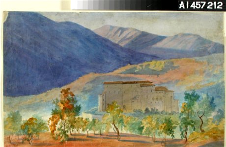 Robert Wilhelm Ekman - Subiaco, Rocca Abbaziale - A I 457-212 - Finnish National Gallery