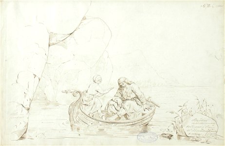 Robert Wilhelm Ekman - Louhi saves Väinämöinen