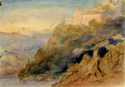 Robert Wilhelm Ekman - Palazzolo, Italian Landscape - A I 457-209 - Finnish National Gallery
