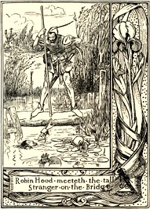 RobinHoodMeetethTheTallStrangerOnTheBridge