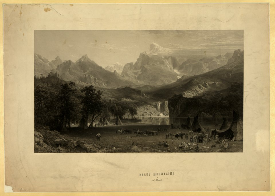 Rocky Mountains - ABierstadt 1863. LCCN95513915