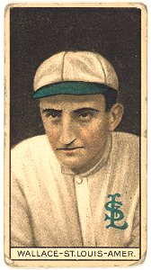 Robert Wallace, St. Louis Browns, baseball card portrait LCCN2008678397