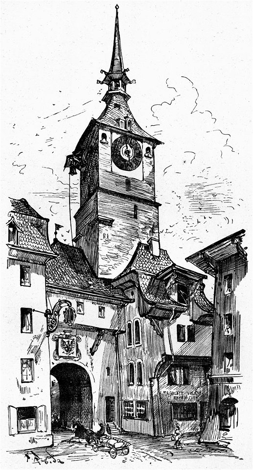 Robida Gate tower Switzerland