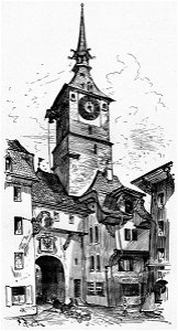 Robida Gate tower Switzerland