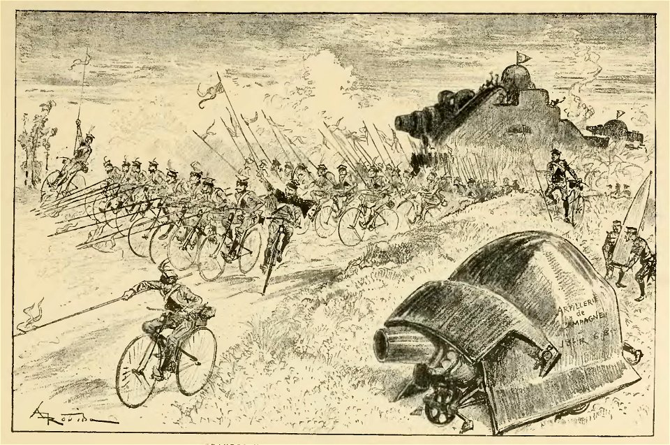 Robida - Le Vingtième siècle - la vie électrique, 1893 (page 122 crop)