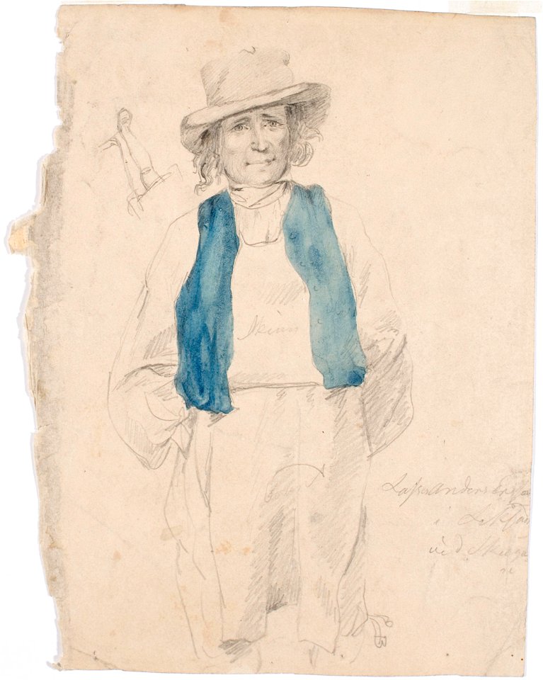 Robert Wilhelm Ekman - Kädet housuntaskussa seisova talonpoika - A I 457-155 - Finnish National Gallery