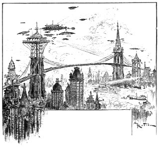 Robida - Le Vingtième siècle - la vie électrique, 1893 (page 301 crop)