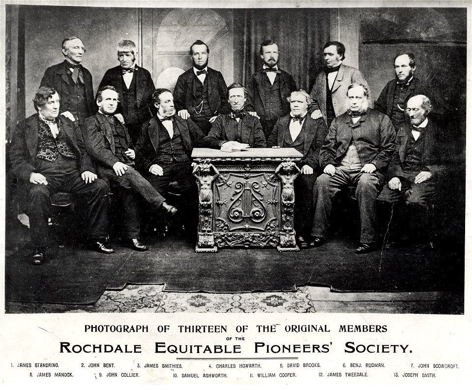 Rochdale Society of Equitable Pioneers 1865 photograph