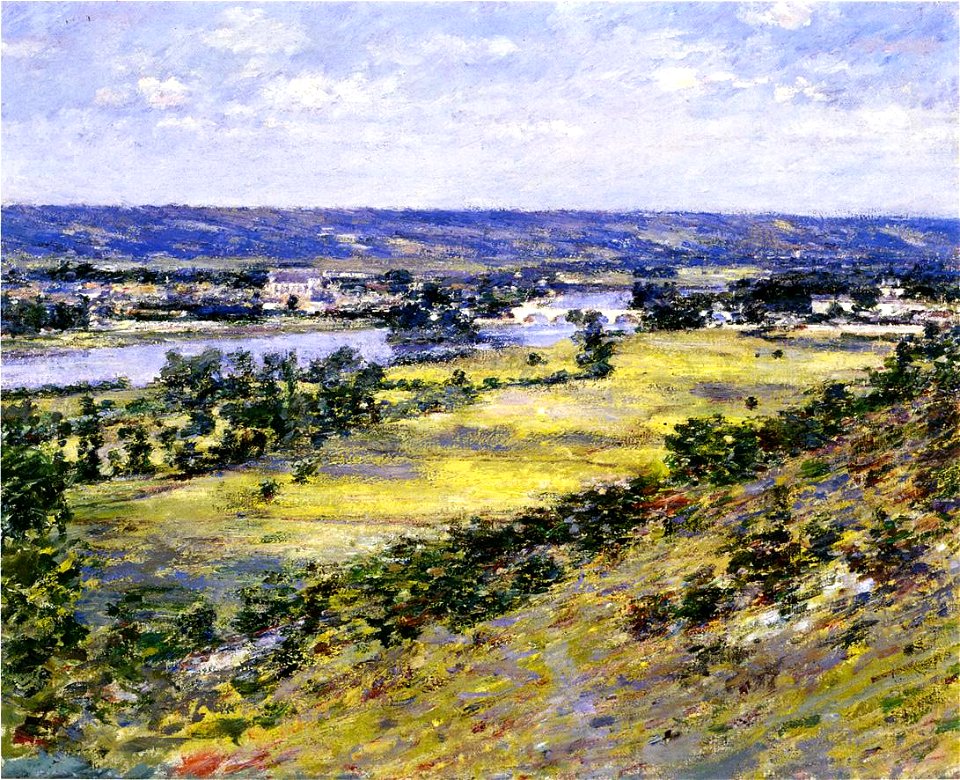 Robinson Valley of the Seine from Giverny Heights