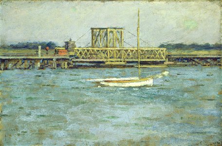 Theodore Robinson - Drawbridge - Long Branch R. R. (1894)