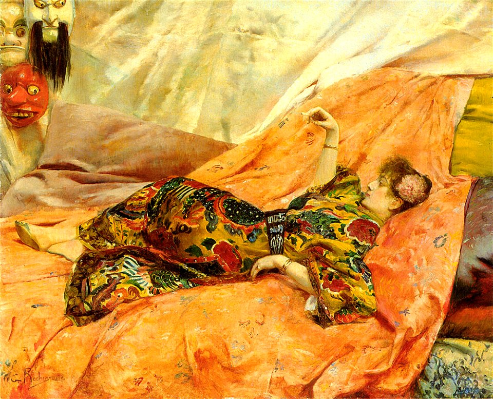 Rochegrosse A Portrait of Sarah Bernhardt