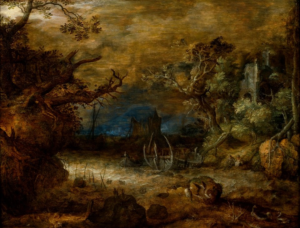 Roelant Savery - Kustlandschap in stormachtig weer - BR0001 (R440) - Rijksmuseum Twenthe