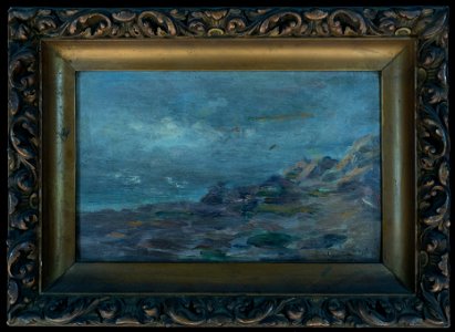 Rochas e mar (atribuído), da coleção Museu Histórico Nacional