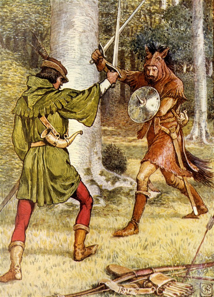Robin Hood and Guy of Gisborne