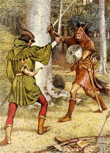 Robin Hood and Guy of Gisborne