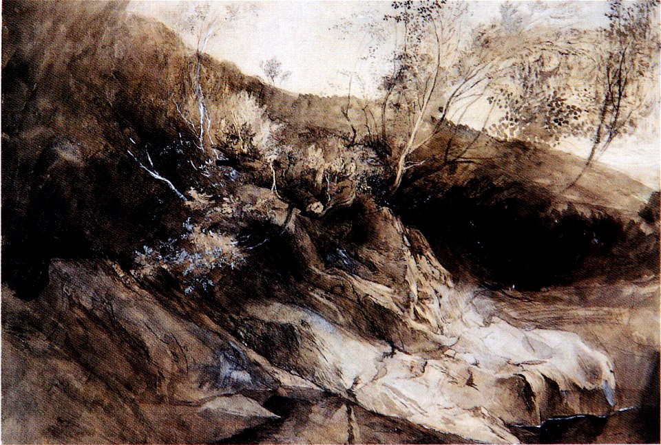 Rocky Bank of a River Ruskin