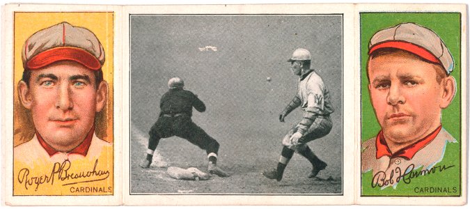 Roger Bresnahan-Robert Harmon, St. Louis Cardinals, baseball card portrait LCCN2008678420
