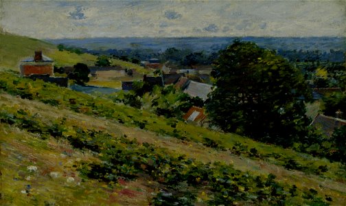 Theodore Robinson - From the Hill, Giverny