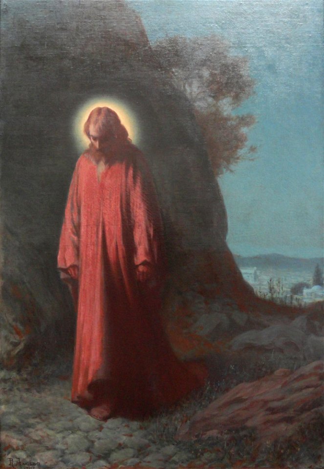 Rodolfo Amoedo - Cristo no Monte das Oliveiras