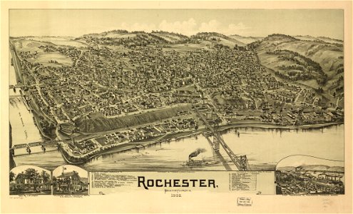 Rochester, Pennsylvania 1900. LOC 75696527