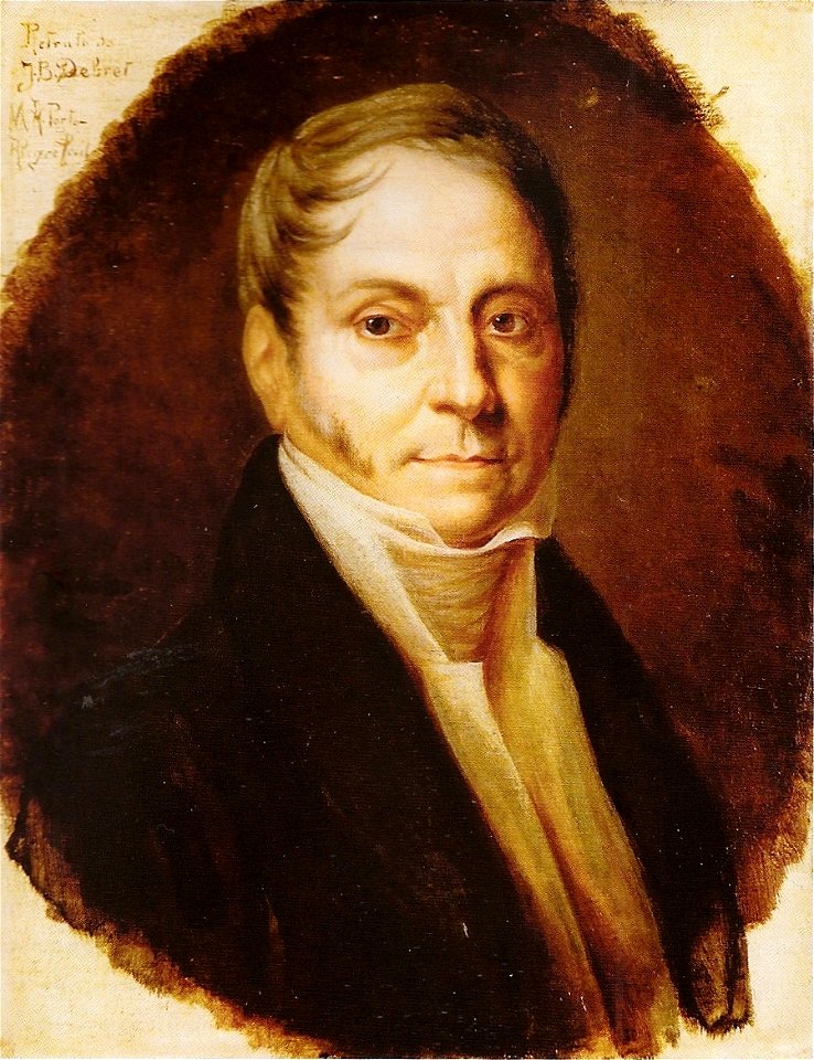 Rodolfo Amoedo - Retrato do pintor Jean-Baptiste Debret