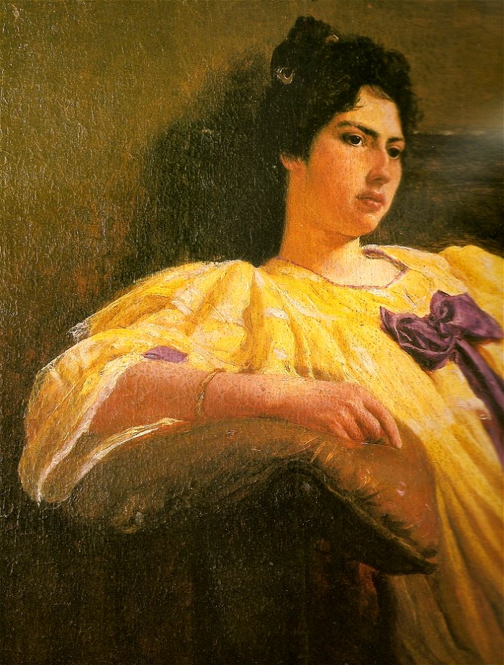 Rodolfo Amoedo - Retrato de Mulher (detalhe)