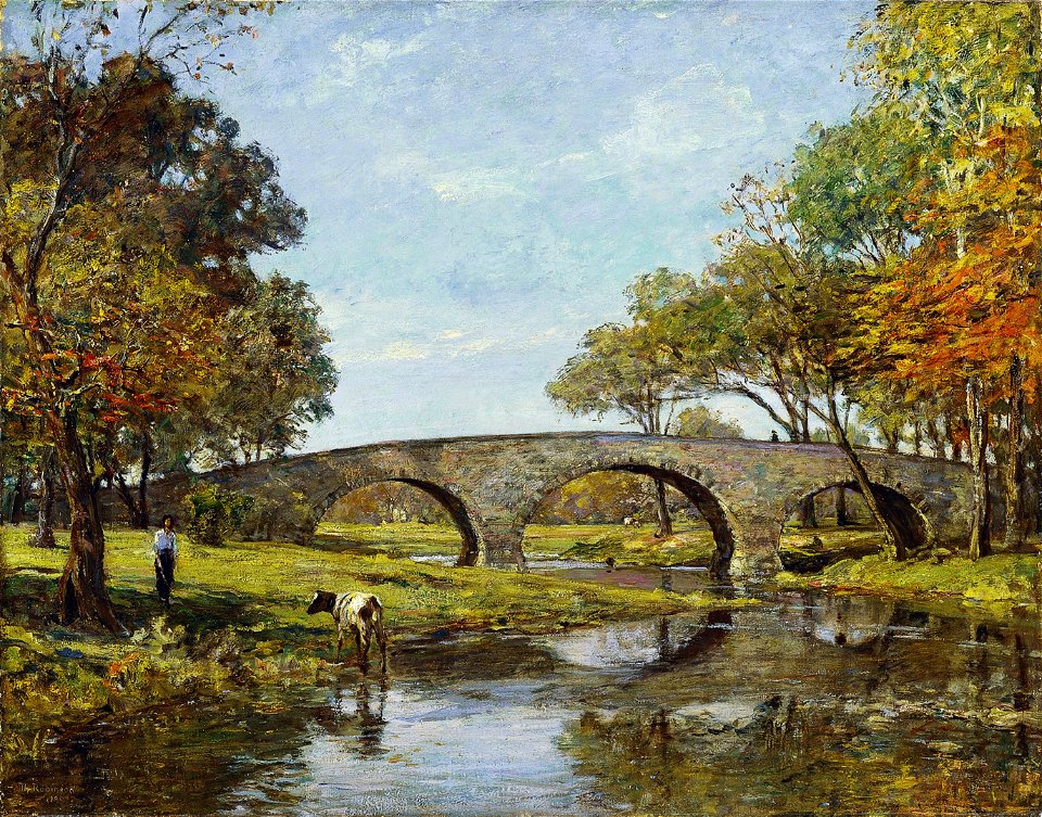 Theodore Robinson - The old bridge