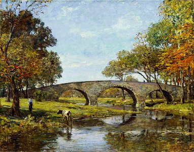Theodore Robinson - The old bridge