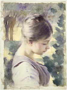 Brooklyn Museum - Decorative Head - Theodore Robinson