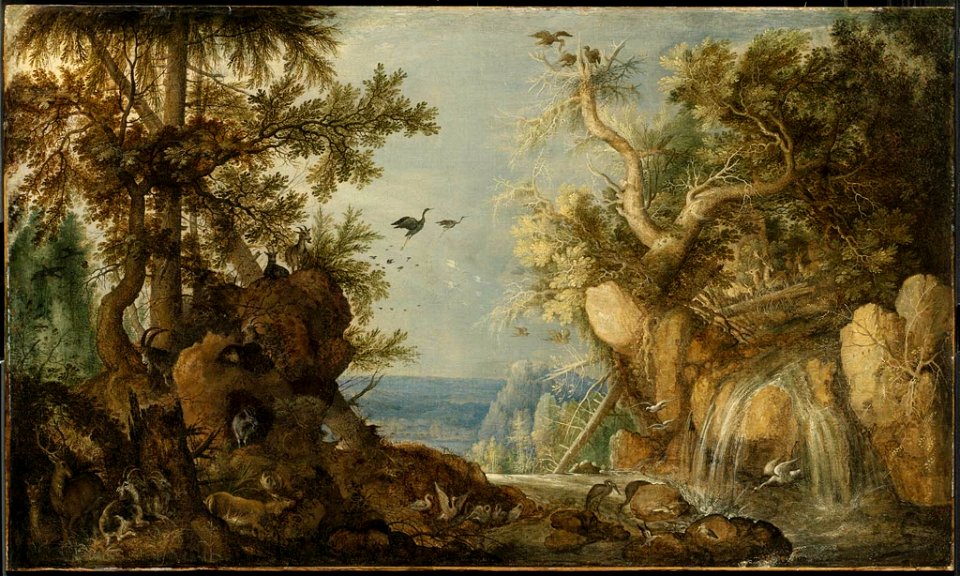 Roelandt (Roelant) Jacobsz. Savery - Rocky Landscape with Animals - 67.769 - Museum of Fine Arts