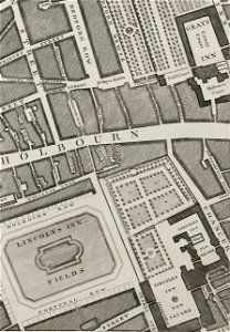 Rocque Map of London 1746 056