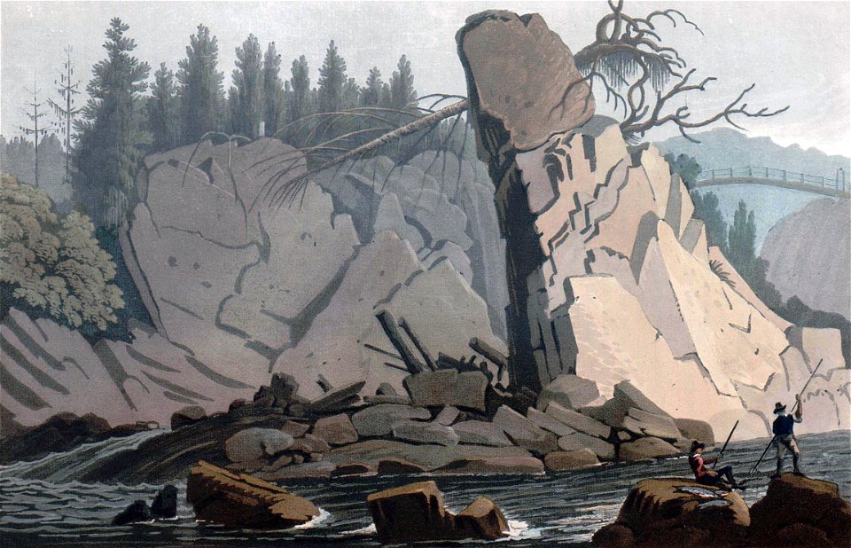 Rock near Lundy (JW Edy plate 21)