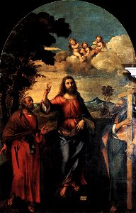 Rocco Marconi - Christ between Sts Peter and Andrew