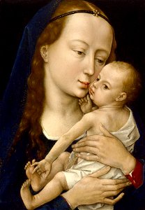 Rogier van der Weyden - Virgin and Child - Google Art Project. Free illustration for personal and commercial use.