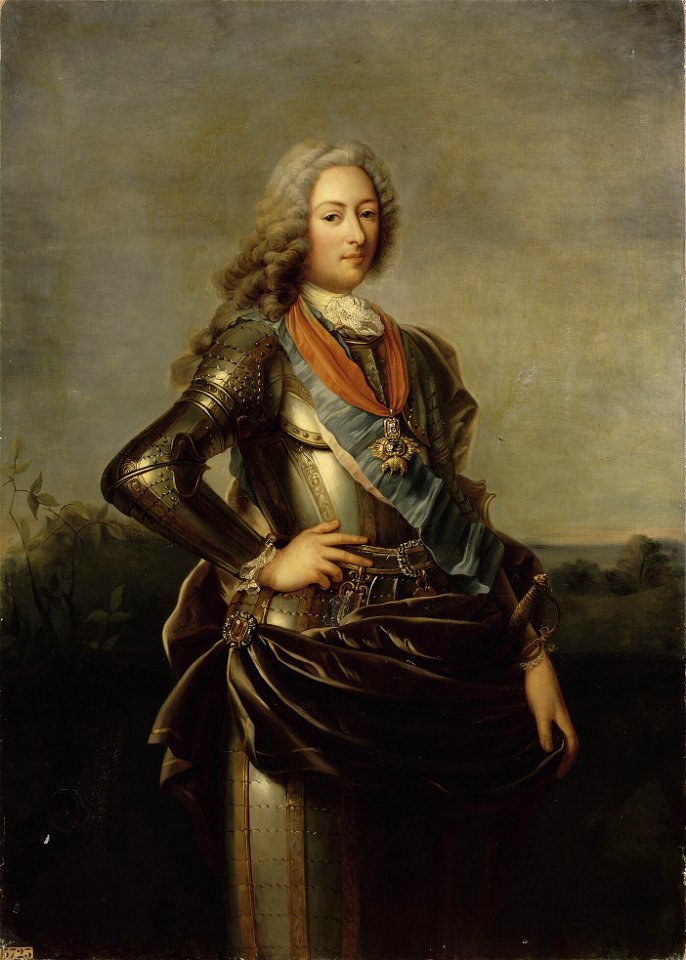 Rochard after Coypel - Louis d'Orléans, Duke of Orléans in Armour