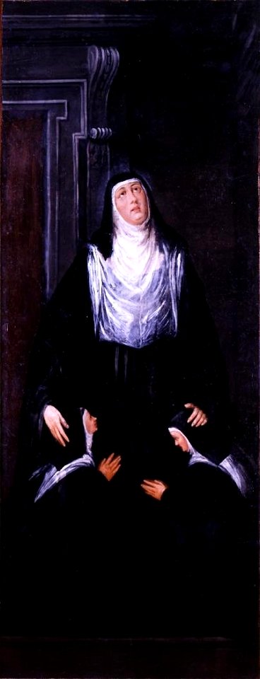 Roelas Santa Escolástica Óleo sobre tabla. 269 x 106 cm. Museo Nacional de Escultura
