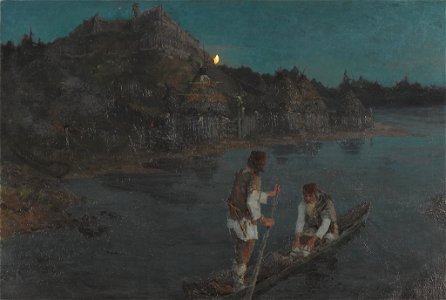 Николай К. Рерих - Гонец. Восстал род на род (1897)