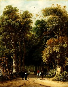 Roelof van Vries - Landscape with Carriage - 64.120 - Detroit Institute of Arts