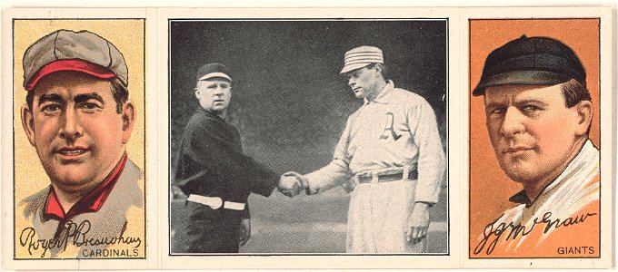 Roger Bresnahan-John J. McGraw, St. Louis Cardinals, New York Giants, baseball card portrait LCCN2008678529
