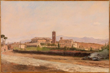 Jørgen Pedersen Roed - Klosteret San Lorenzo fuori le mura i Roma - NG.M.02482 - National Museum of Art, Architecture and Design