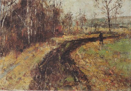 Rohlfs - Märzlandschaft bei Weimar, 1892