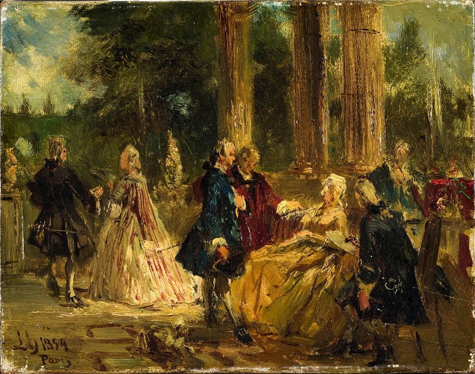 Rococo . Study (Ludwig von Hagn) - Nationalmuseum - 19471