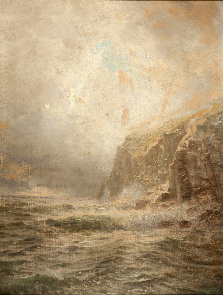 Rocky Sea Coast-William Trost Richards