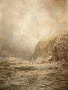 Rocky Sea Coast-William Trost Richards