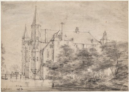 Roelant Roghman (Dutch, 1627-1692) - Zuylen Castle Near Utrecht - 2020.145 - Cleveland Museum of Art