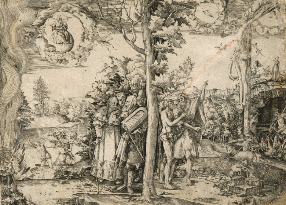 Peter Rodelstedt - Allegorie auf die Erlösung (1552)
