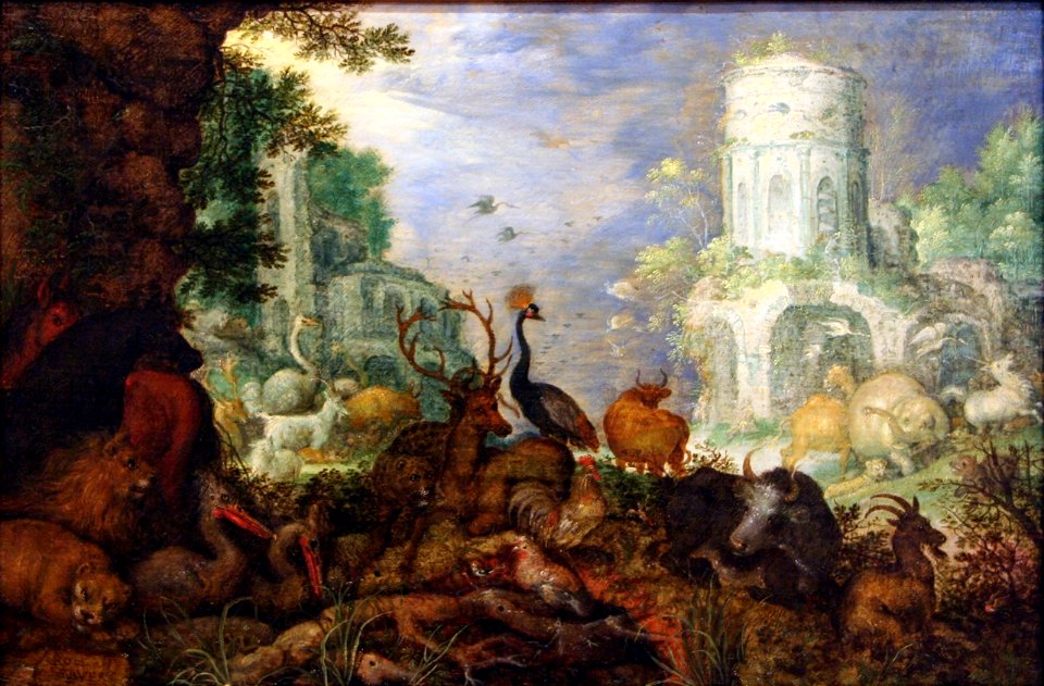 Roelant Savery - Orpheus overvallen door Maenaden