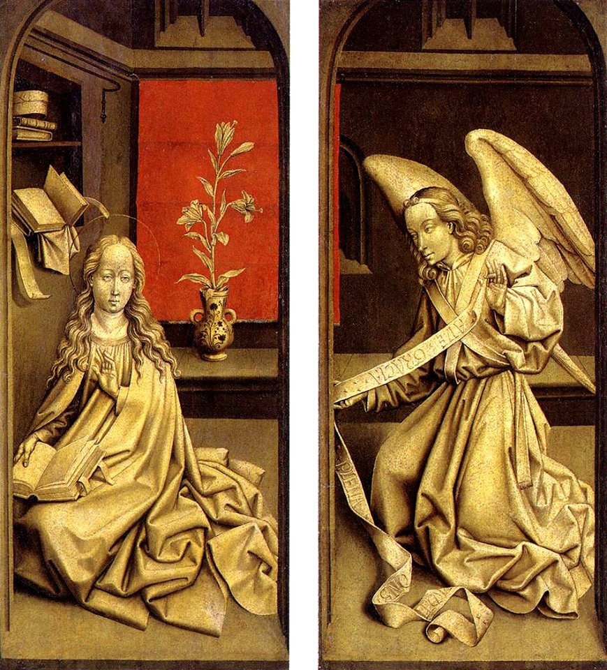 Rogier van der Weyden - Bladelin Triptych (exterior) - WGA25618