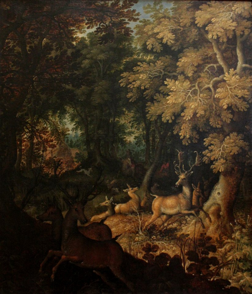 Roelandt Savery - Chasse au cerf