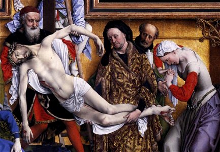 Rogier van der Weyden - Deposition (detail) - WGA25572. Free illustration for personal and commercial use.